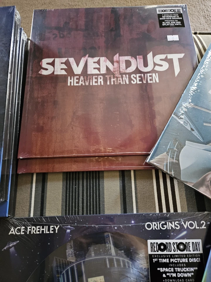 LP SEVENDUST Heavier Than Seven (RED/BLK SPLATTER Vinyl RSD 2024) NEW MT SEALED Foto 1 de 1