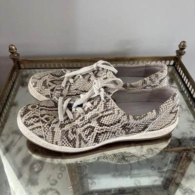 Zapatos Josef Seibel para mujer talla 39 estampado de serpiente pitón con cordones cómodos informales Foto 1 de 4