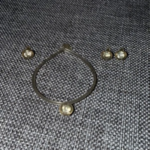 Vtg 1977 Supersize Barbie Doll Original Earrings Ring Necklace Jewelry Set - Picture 1 of 6
