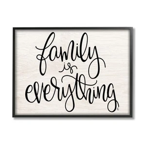 Stupell Family Is Everything Rustic Quote Farm Home Sign - Picture 1 of 10