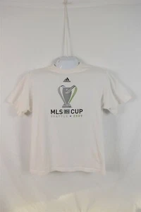 Adidas 2009 MLS Cup Seattle T-Shirt White Size Medium Real Salt Lake - Picture 1 of 6