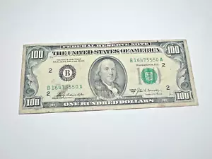 1969 Series A $100 Dollar Bill - Picture 1 of 2