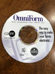 OmniForm - Scan Auto form convert - Edit Design - Fill - make form software CD - Photo 1/1