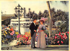 1966 Disneyland nahe Orleans Quadratisch Frontierland's Fluss Boot 3D Postkarte