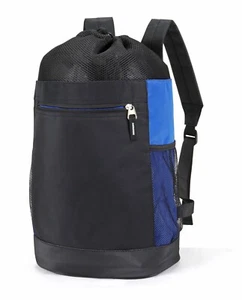 Mochila Tri-Mesh Microfibra Cordón Cuero sintético Inferior Niños Adolescentes Bolsa de Libros - Imagen 1 de 5