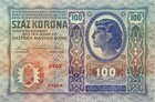 Österreich-Ungarn - BANKNOTE - 100 Kronen 1912 Ungarische mit DEUTSCHÖSTERREICH