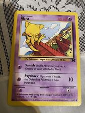 RARE ABRA basic pokemon card 49/82- great condition 