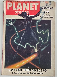Planet Stories Sommer 1955 Pulp Science Fiction Poul Anderson Leigh Brackett - Bild 1 von 5