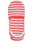 HUE Womens Liner Socks High Cut Pink Stripe 6 Pair Lot $39.00 Retail - NWT