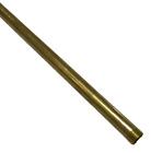 New 24" Solid Unfinished Brass 3/16" Threaded Lamp Pipe, 1/8 IP (3/8") #BP344BU