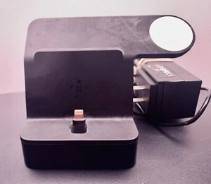 Belkin Powerhouse Charge Dock for Apple iPhone & Watch F8J237V2 Black Works!🍎 - Picture 1 of 4