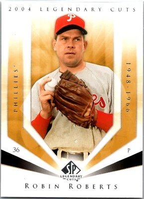 2004 SP Legendary Cuts Robin Roberts Philadelphia Phillies #100 - Image 1 of 2