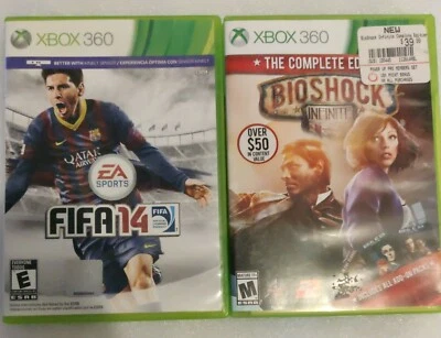 Bioshock Infinite The Complete Edition And Fifa 14 Xbox 360 New - Image 1 of 4