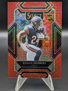 Khalil Herbert 2021 Panini Select Club Level Red Prizm /49 Rookie RC #247 - Picture 1 of 2