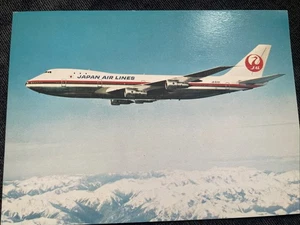 Japan Air Lines Boeing 747 Airline Issued Airplane Postcard - Picture 1 of 2