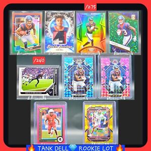 2023 Tank Dell Rookie Card Lot w/ #d, Patch, Holos etc -9 Cards- Texans 💎 CLEAN