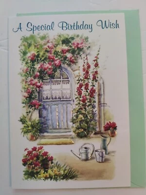 MAJESTIC Happy Birthday Greeting Card with Envelope - A Special Birthday Wish