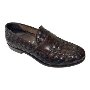 SCARPE MOCASSINO UOMO BALDININI UE9018P10VITE3030 PELLE MARRONE ORIGINALE PE - Picture 1 of 6