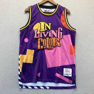 Camiseta deportiva de baloncesto retro mediana vintage años 90 Headgear Classics “In Living Color” - Imagen 1 de 10