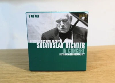 Sviatoslav Richter In Concert Historic Russian Archives 5 CD Set *LIKE NEW* - Image 1 of 3