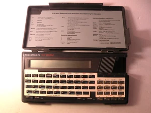 Texas Instruments TI-74 BASICALC Calculator with Outer Case 1985 Tested Working - Picture 1 of 7