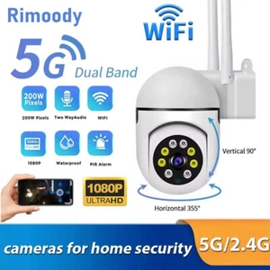 FHD 1080P Security Camera PTZ Outdoor Home Wireless 5G WiFi Cam Motion Tracking - Picture 1 of 19