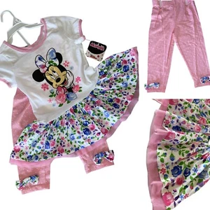 Disney 2 Piece Girls Minnie Mouse Cute Set ~ Soft Fabric ~ The Perfect Gift ~ - Picture 1 of 2