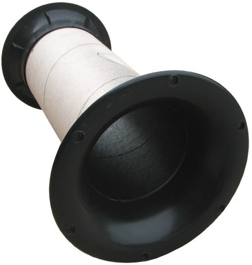 10 cm Bassreflex-Rohr "Aeroport" 30 cm lang, dreiteilig,