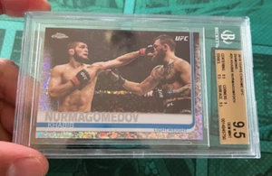Khabib Nurmagomedov 2019 Topps UFC Chrome MCGREGOR Diamond Hot Box | BGS 9.5! - Picture 1 of 3