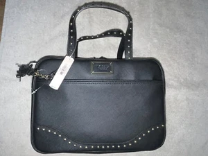 Victoria Secret LIMITED ED Black Studded Travel Train Case Cosmetic Makeup NWT - Picture 1 of 7