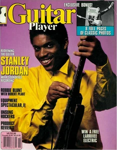 Guitar Player Magazine October 1985 Stanley Jordan Jimi Hendrix Robert Plant - Picture 1 of 2