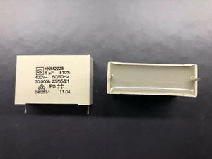 3 x 1uF, 400 V~, KNM2228, 1μF, 10%, 85°, MKP, 3000h, RM 37,5, ISKRA NOS - Imagen 1 de 1