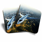 2 x Coasters - Private Jet Plane Pilot Cool Home Gift #2515