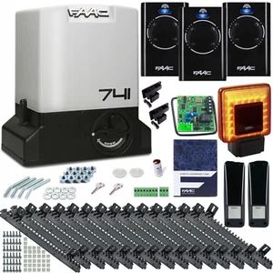 Accionamiento de puerta corredera FAAC 741 Delta 3 KIT SUPER SET 9 en 1 - Imagen 1 de 11