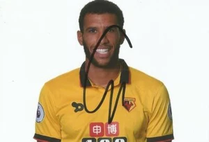 WATFORD & VILLARREAL: FOTO DE RETRATO FIRMADO POR ETIENNE CAPOUE 6x4 + certificado de autenticidad - Imagen 1 de 1