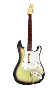 Rock Band 3 Xbox 360 Stratocaster Guitar-Green NO STRAP - Picture 1 of 4