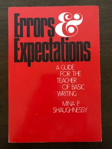 Errors And Expectations (1979) Mina Shaughnessy Guide Teacher Of Basic Writing - Picture 1 of 4