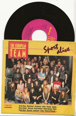 SPORT ALIVE (INCLUDES DON AND JIM FROM SLADE) RARE 1985 SINGLE FROM BELGIUM - Image 1 of 2