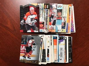 SUPER PACK FRISCHES KONVOLUT! 91 VERSCHIEDENE PHILADELPHIA FLYERS ERIC LINDROS HOCKEY KARTEN - Bild 1 von 8
