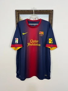 Barcelona Home football shirt 2012 Soccer Nike Jersey Mens Camiseta Size 2XL - Picture 1 of 20