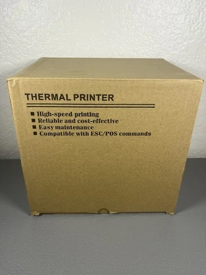Thermal Ticket Printer POS 80mm  Auto Cutter Receipt  P8250 WHITE - Image 1 of 4