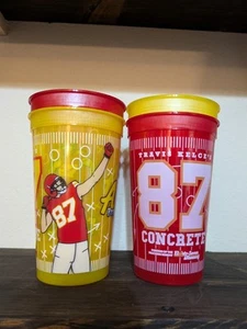 Travis Kelce 87 Concrete Andy’s Custard Limited Edition Kansas City Chiefs 4Cups - Picture 1 of 8