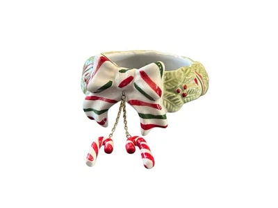 De colección Yankee Candle Topper Cerámica Navidad Temática Bastón de Caramelo Dijes Foto 1 de 4