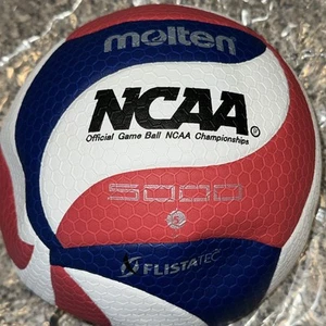 Molten V5M5000 Flistatec NCAA Volleyball - Red/White/Blue NEW - Picture 1 of 7