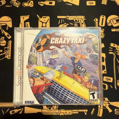 1999 Crazy Taxi Sega Dreamcast CIB - Cleaned -Tested - WORKING - RARE HTF - Image 1 of 4