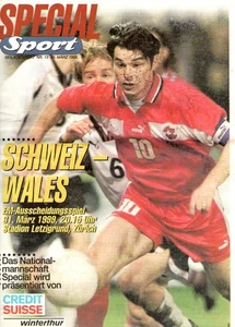 Programma Svizzera - Galles Qualif. Euro 2000 - Picture 1 of 1