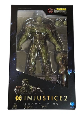 SWAMP THING DC INJUSTICE 2 动作人偶 MOSC HIYA 3.75 英寸 2020 非常罕见 — 第 1/4 张图片