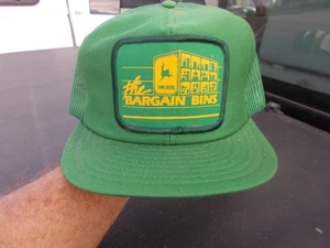 Vintage Distessed John Deere Bargain Bin Mesh  Snapback Cap Louisville USA - Picture 1 of 8