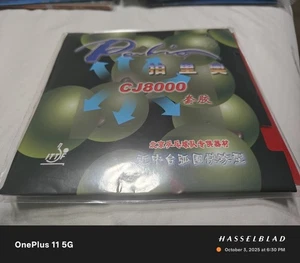 Palio CJ8000 Tenis de Mesa Goma Grosor 2.2mm Dureza 40-42° Rojo - Imagen 1 de 2