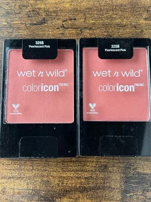 Lot of 2 Wet n Wild ColorIcon Blush 325B Pearlescent Pink - Image 1 of 3